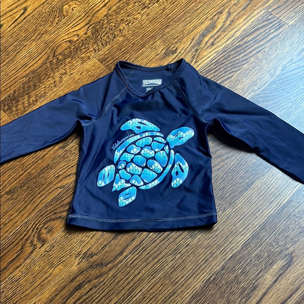 Vilebrequin Swim Rash Guard with Turtle Design